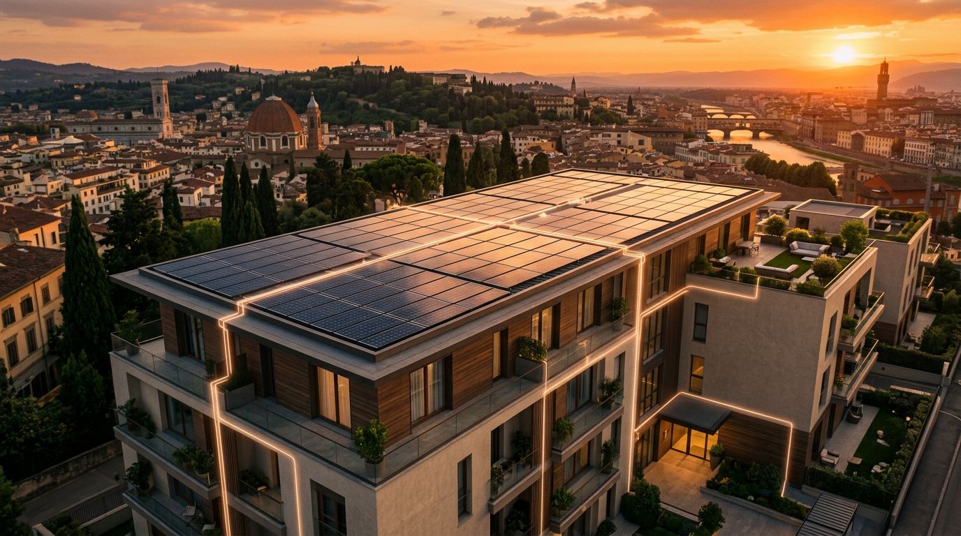 Fotovoltaico condominiale: regole, costi e ripartizione